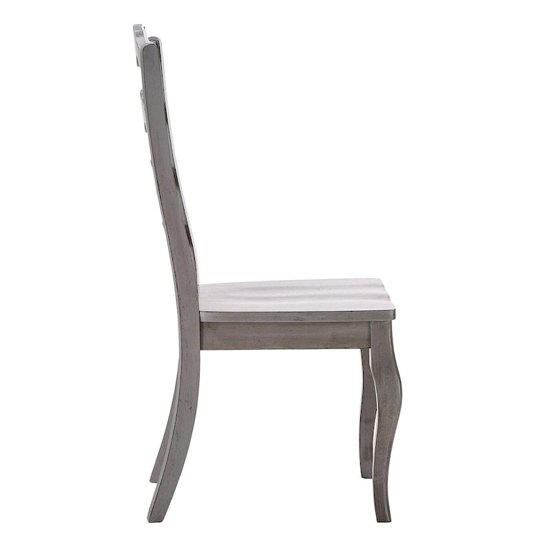 Chaise de salle à manger à barreaux (lot de 2)