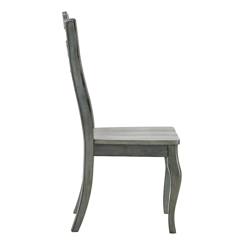 Chaise de salle à manger à barreaux (lot de 2)