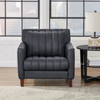 Ensemble canapé, causeuse et fauteuil en cuir pleine fleur