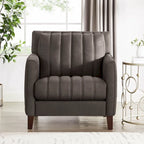 Ensemble canapé, causeuse et fauteuil en cuir pleine fleur