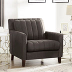 Ensemble canapé, causeuse et fauteuil en cuir pleine fleur