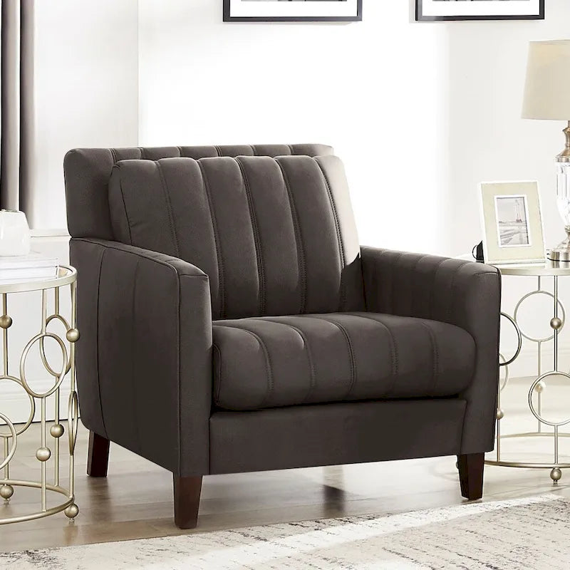 Ensemble canapé, causeuse et fauteuil en cuir pleine fleur