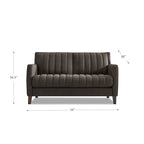 Ensemble canapé, causeuse et fauteuil en cuir pleine fleur