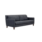 Ensemble canapé, causeuse et fauteuil en cuir pleine fleur