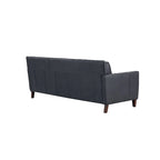 Ensemble canapé, causeuse et fauteuil en cuir pleine fleur