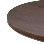 Table à manger ronde à pieds croisés de 38 pouces