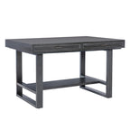 Ensemble de salle à manger 7 pièces hauteur comptoir Wilson en bois gris
