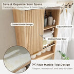Meuble de rangement moderne de 68 po à placer au-dessus des toilettes, meuble d'appoint haut en bois - N/A