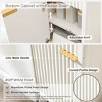Armoire de rangement étroite de salle de bain de 68 po avec dessus en faux marbre