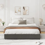 Platform Bed Frame, with 4 Storage Drawers
